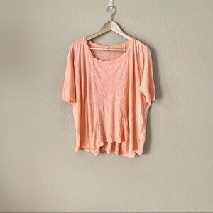 Splendid oversized burnout top